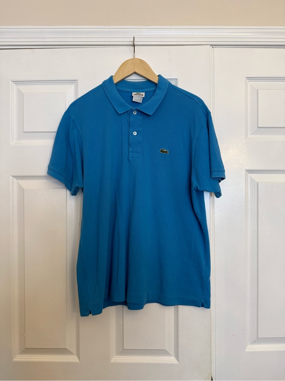Lacoste Men’s Turquoise Short Sleeve Pique Polo